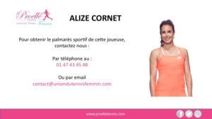 Alizé Cornet Tennis Woman Pro