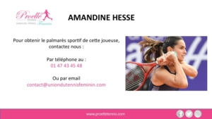Amandine Hesse Tennis Woman Pro